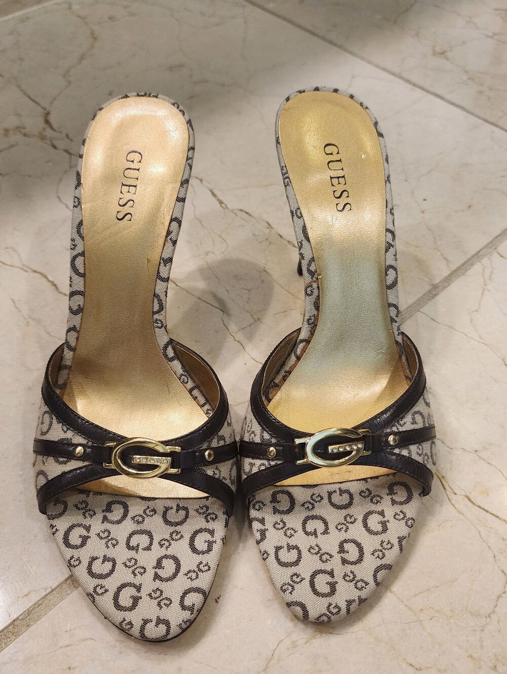 GUESS Mule Tan & Brown